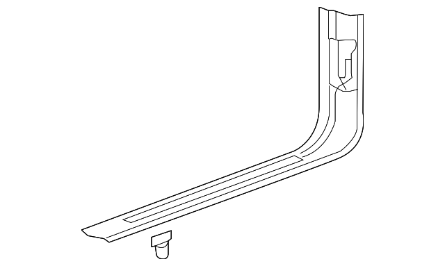 10389480 Деталь FRONT SILL PLATE, LEFT