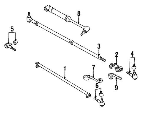 Wrangler STEERING LINKAGE 2
