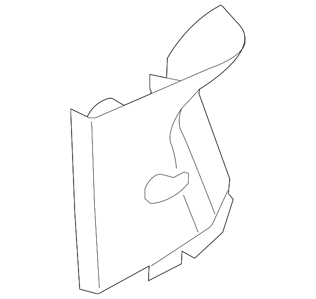 LR008000 Деталь QTR PILLAR TRIM, RIGHT