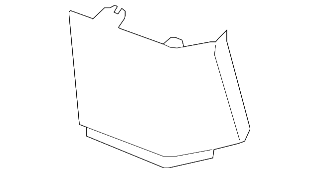 LR007996 Деталь REAR PILLAR TRIM, RIGHT