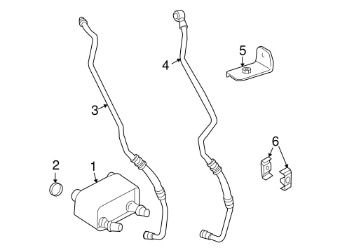 Range Rover TRANS OIL COOLER