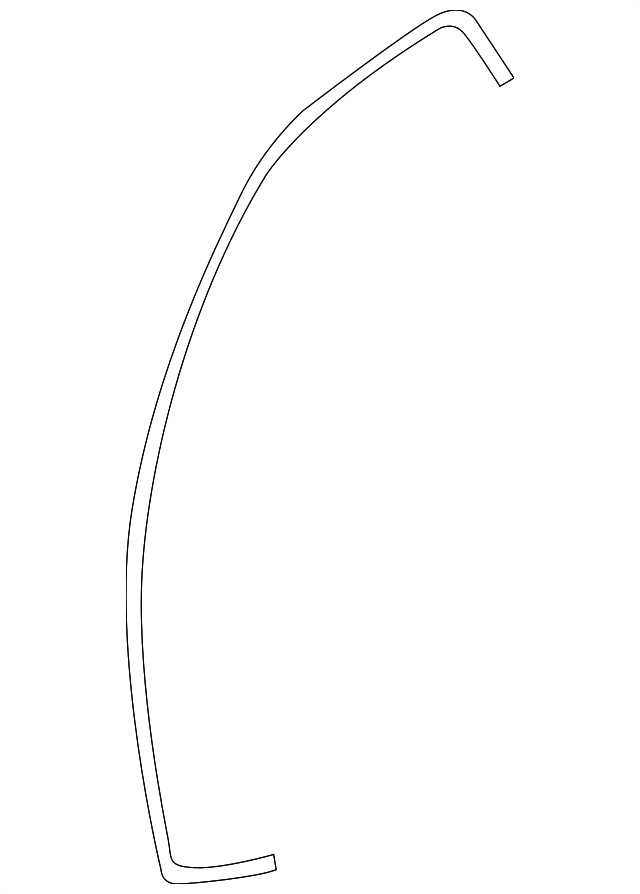 5F2Z-1720530-AA Деталь DOOR W'STRIP, RIGHT