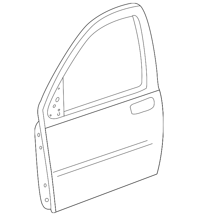 4F2Z1720124DA Деталь DOOR SHELL, RIGHT