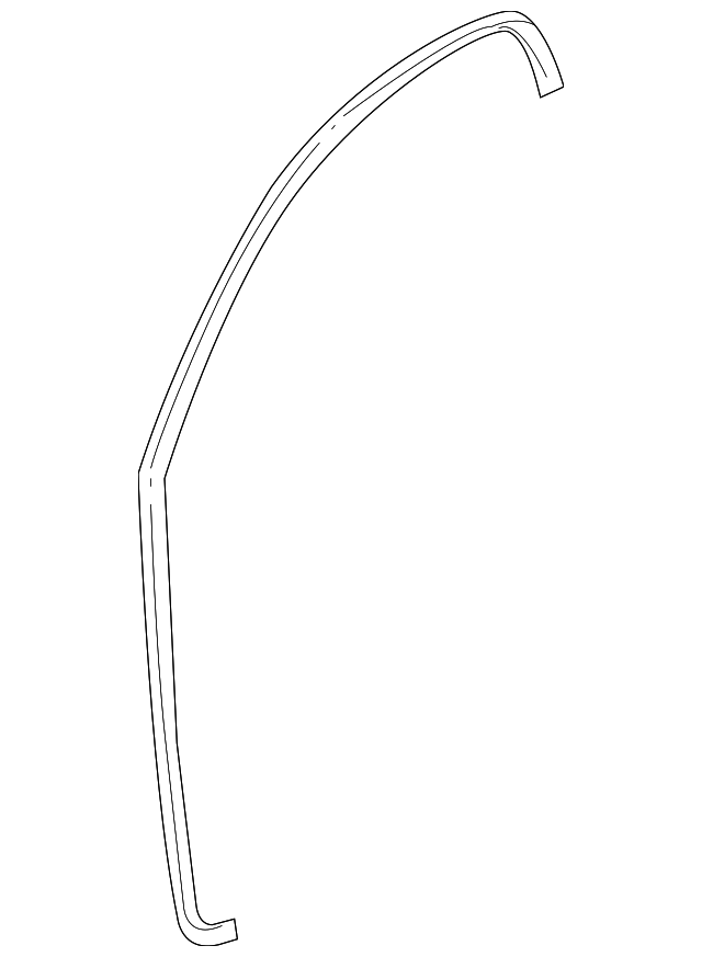 XF2Z-1620708-AA Деталь W'STRIP ON BODY, LEFT