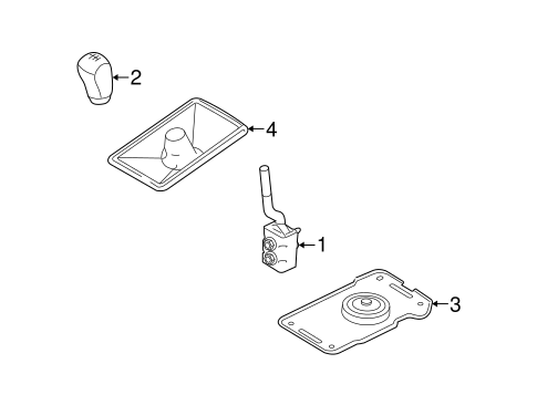 Body/Shifter Housing for 2010 Ford Mustang #1