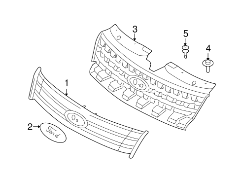 Taurus GRILLE & COMPONENTS
