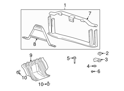 Yukon RADIATOR SUPPORT