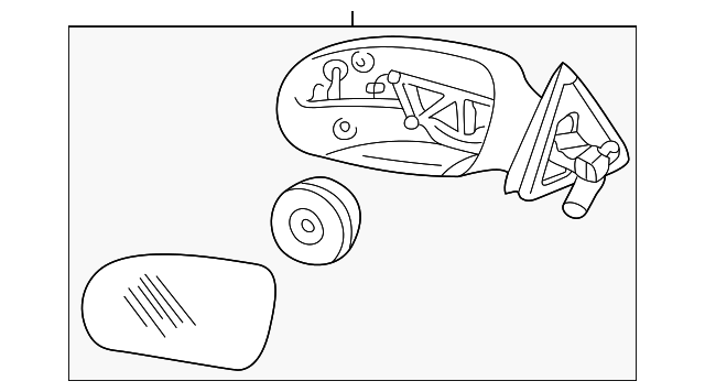 1W6Z-17682-BA Деталь MIRROR, RIGHT