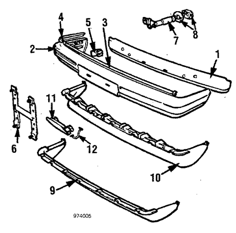 244 FRONT BUMPER