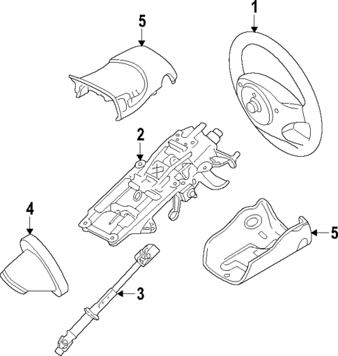 Steering Column for 2011 Ford Flex #0