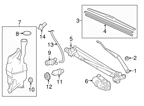 BODY/WIPER & WASHER COMPONENTS for 2016 Toyota Camry #1