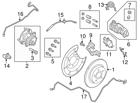 Brakes/Anti-Lock Brakes for 2012 Ford Focus #1