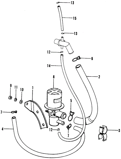 ENGINE/ANTI-AFTERBURN VALVE ('75-'76) for 1975 Honda CIVIC 1200 HATCHBACK #1