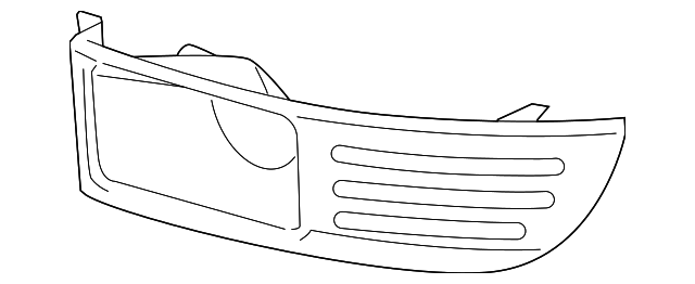 8A8Z-17E810-CPTM Деталь LAMP BEZEL, RIGHT