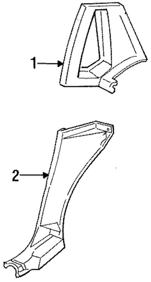 Executive Limousine INTERIOR TRIM - QUARTER PANELS