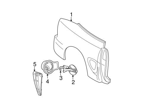 Body/Quarter Panel & Components for 2002 Ford Mustang #2