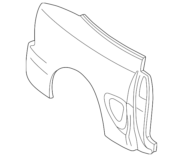 XR3Z-7627840-BA Деталь QUARTER PANEL, RIGHT