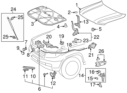 BODY/HOOD & COMPONENTS for 2011 Toyota Land Cruiser #1