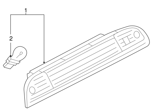 Electrical/High Mounted Stop Lamp for 2007 Ford Explorer #1