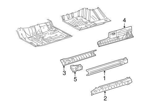 BODY/ROCKER for 1998 Toyota Tacoma #1