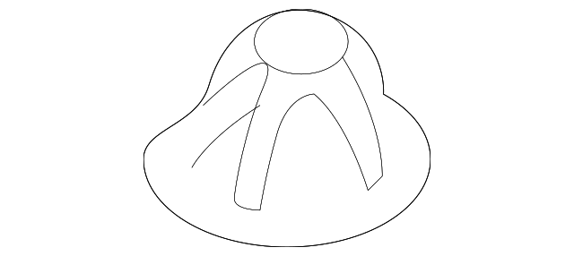 991-504-597-00 OUTER COVER RETAINER, RIGHT