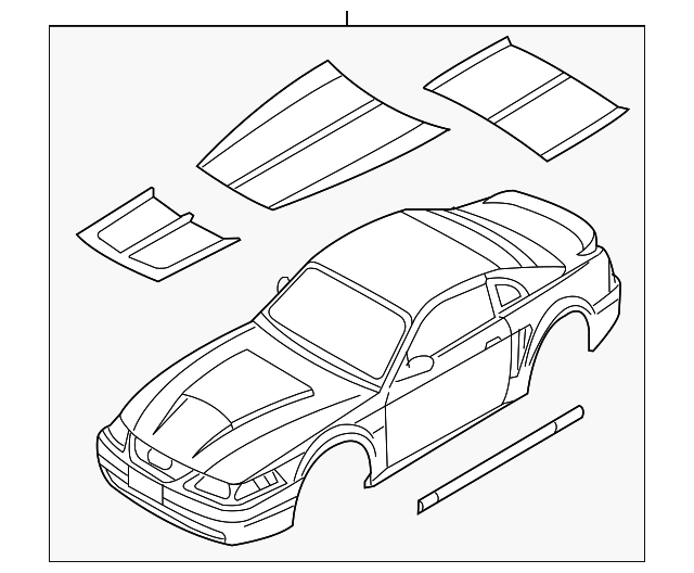4R3Z6320001AAA Деталь STRIPE TAPE, LEFT