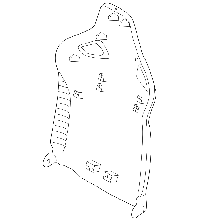LR061867 SEAT BACK PANEL, RIGHT