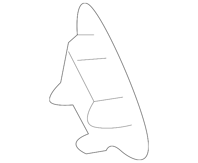 LR061838 SEAT TRIM, LEFT