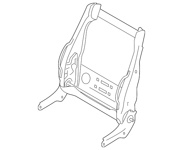 LR061869 SEAT BACK FRAME, LEFT
