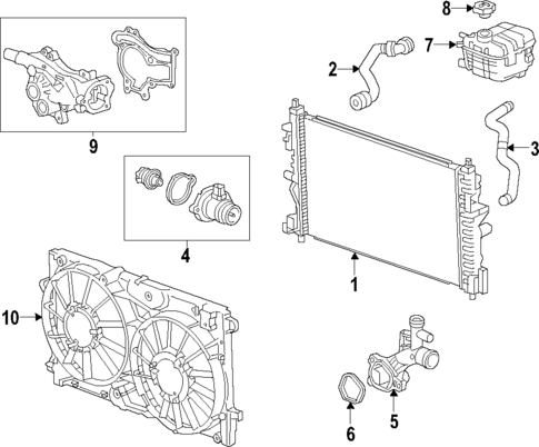 Cooling System for 2014 Chevrolet Volt #0