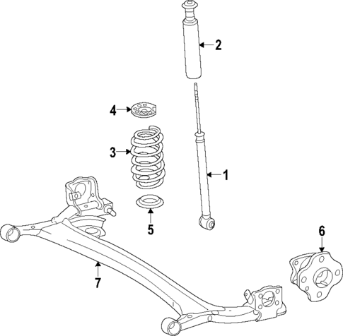 Rear Suspension for 2012 Nissan Leaf #2