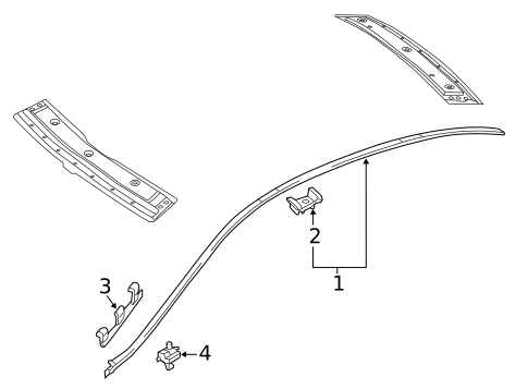 Exterior Trim - Roof for 2015 Mercedes-Benz C 63 AMG® S #0