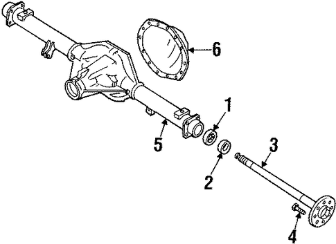 C1500 Pickup AXLE HOUSING