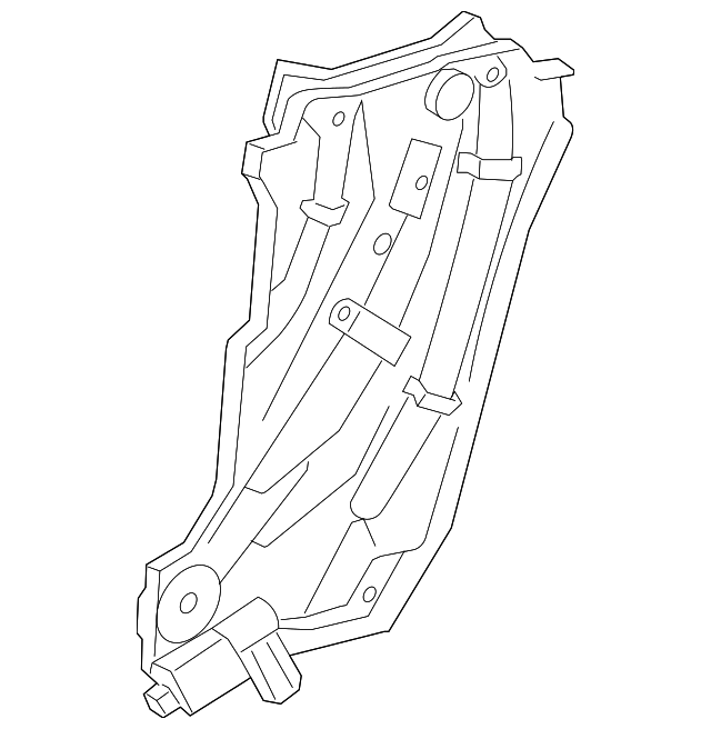 997-543-015-02 Деталь WINDOW REGULATOR, LEFT