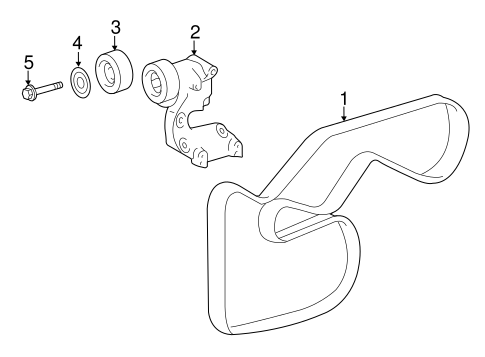 MAINTENANCE & LUBRICATION/BELTS & PULLEYS for 2012 Toyota Camry #1