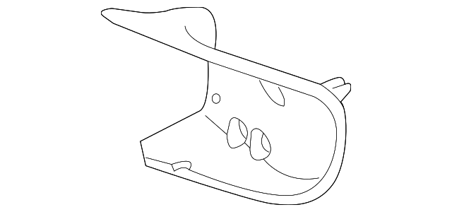 955-575-333-02 Деталь SIDE DUCT, LEFT