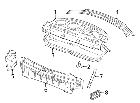 Body/Rear Body for 2008 Dodge Challenger #1