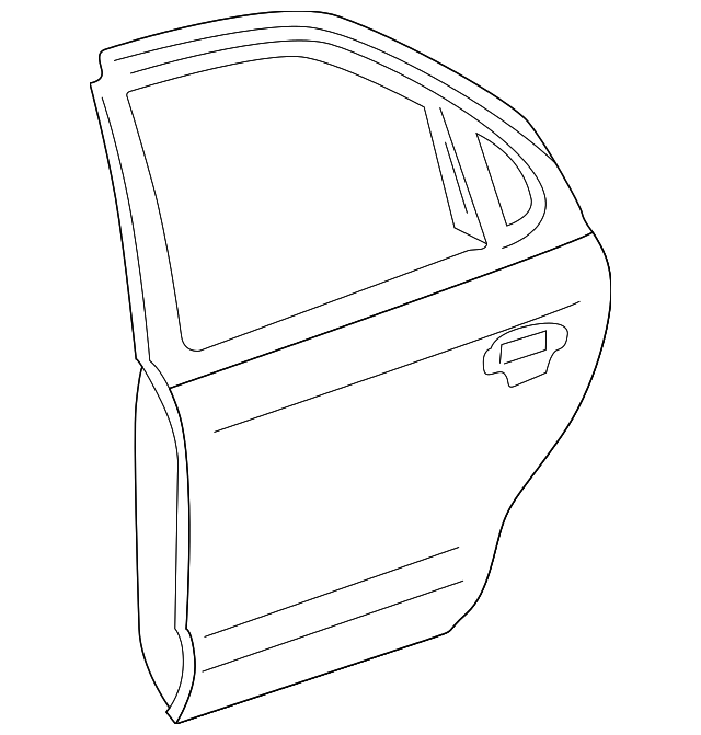 5F9Z-7424630-BC Деталь DOOR ASSY, RIGHT