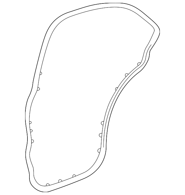 5F9Z-7425325-AC Деталь DOOR W'STRIP, LEFT
