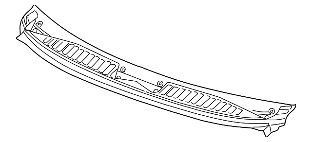 JAG100252 Деталь COWL GRILLE, LEFT