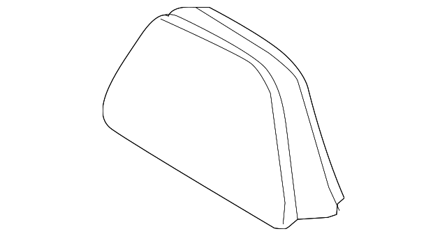 9124137 Деталь HEADREST PAD, LEFT