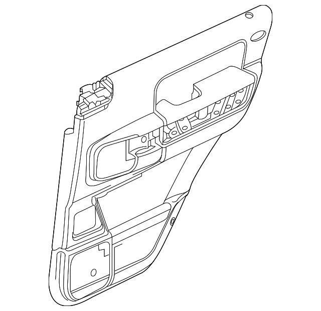 LR009605 Деталь DOOR TRIM PANEL, LEFT