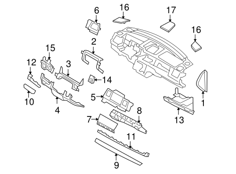 MKS INSTRUMENT PANEL COMPONENTS