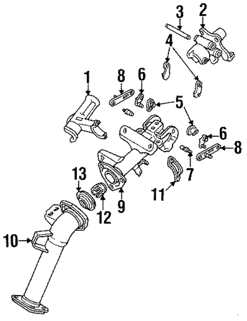 STEERING/HOUSING & COMPONENTS for 1997 Toyota Previa #1