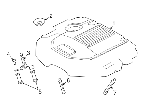 Range Rover Sport ENGINE APPEARANCE COVER