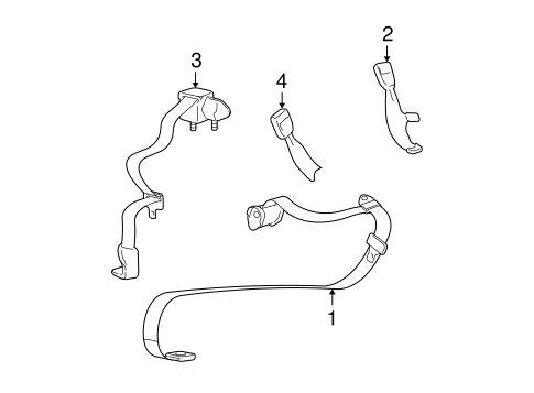 Town Car REAR SEAT BELTS