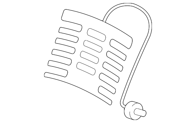22708187 LUMBAR SUPPORT, LEFT