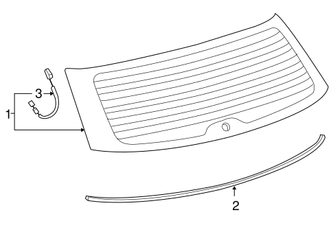 BODY/GLASS - LIFT GATE for 2009 Toyota Matrix #1