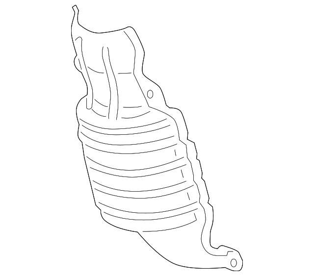 12581990 HEAT SHIELD, LEFT