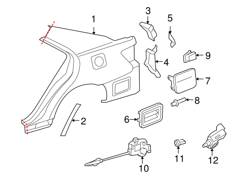 BODY/QUARTER PANEL & COMPONENTS for 2009 Toyota Camry #1